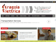 Tablet Screenshot of fragolaelettrica.com